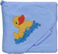 Froté ručník - Scarlett kačenka s kapucí - modrá