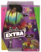 Mattel Barbie Extra v duhové bundě