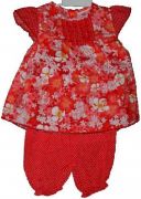 Isabelle Rose Dětské šaty s kytičkami, vel.56