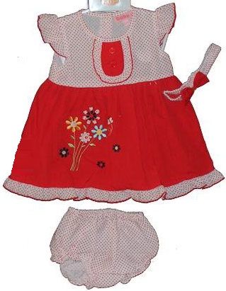 Baby C Dětské šaty kytička, vel.92 Baby C