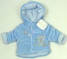 Dětský kabátek sametový teplý, vel.50 Babaluno Baby