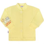 Kojenecký kabátek New Baby chug žlutý, vel.56