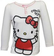 Dětské tričko Hello Kitty s dlouhým rukávem, vel.5-6 let