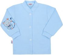 Kojenecký kabátek New Baby teddy modrý, vel.62