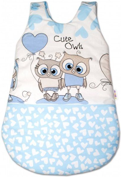 Spací vak Cute Owls - modrý Baby Nellys