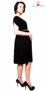 Těhotenské šaty Be MaaMaa - Kim - černé, vel.L/XL