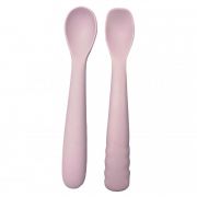 Silikonové lžičky B-Spoon Shape 2ks Pastel Pink