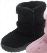 Soft Touch zimní boty válenky semišové pro holky, vel.15-18 měs.