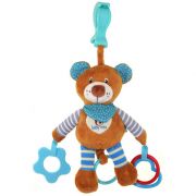 Plyšová hračka s vibrací Baby Mix medvídek modrý