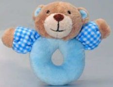 Baby Keel Chrastítko Medvídek modrý