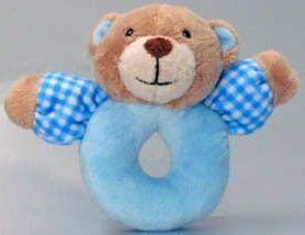 Baby Keel Chrastítko Medvídek modrý