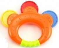 Baby Toys chrastítko plast 12cm 3m+, oranžové