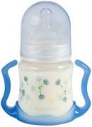 Baby Nova láhev s držáčkem 150 ml modrá Novatex