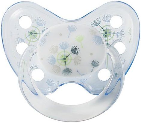 Dudlík Dentistar Art line s kroužkem silikon 6-18 měsíců Baby Nova